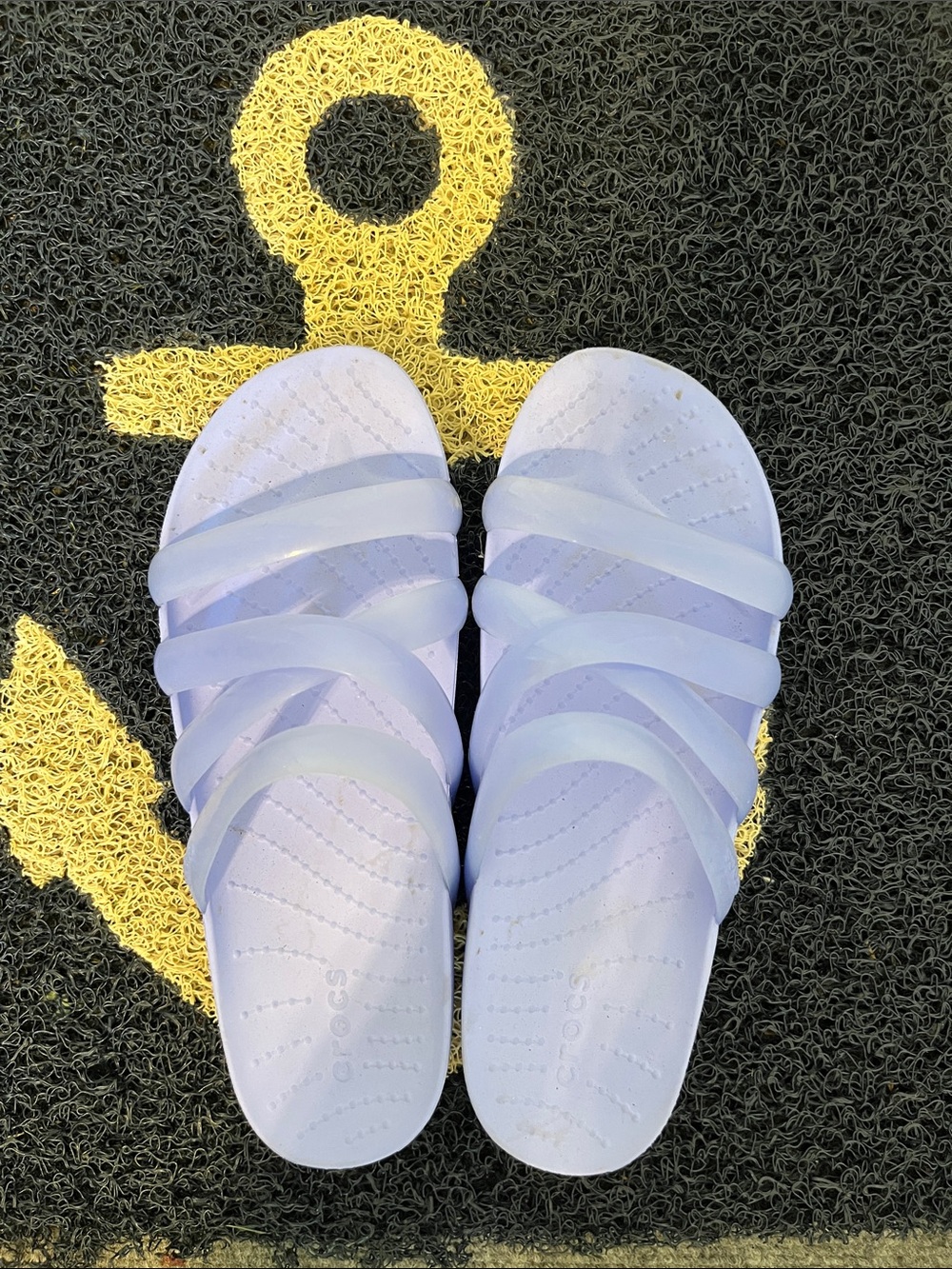 CROCS Light Lavender Slide Sandals
